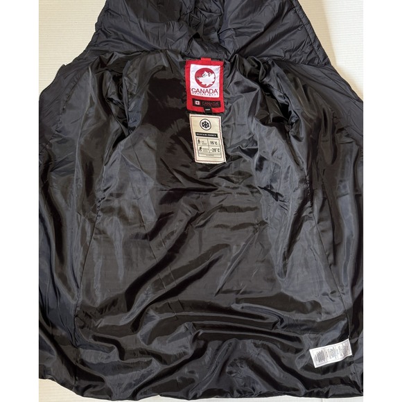CANADA WEATHERGEAR - Women's Black Quilted Hooded Puffer Coat Jacket - Medium - Picture 3 of 9
